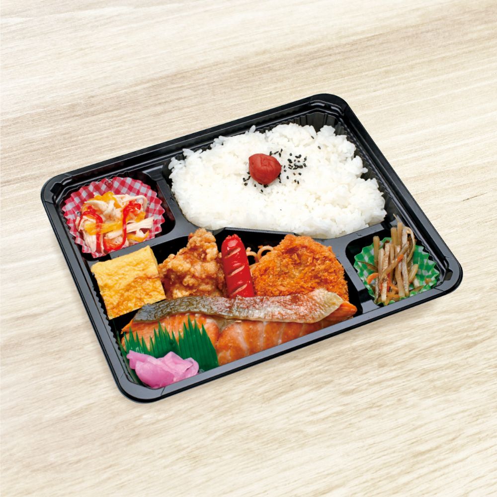 シャケ入り幕の内弁当