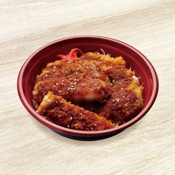 ソースチキンカツ丼
